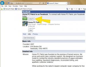 Image 2: Mobile Facebook Business Page